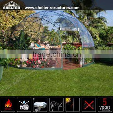 Popular designed clear geodesic dome tent for gathering