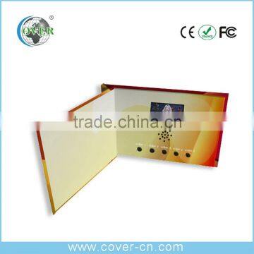 Promotional 4.3'' LCD Video Greeting Card, Video Brochure Card In A5 Paper photo-4
