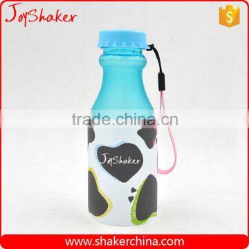 2016 Custom Brand Tritan Safe Frosted Custom Drink Bottle,Airtight Cap with Strap,BPA free