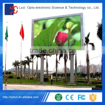 High Brightness Die Casting Aluminum full color p10 outdoor video advertising billboard led