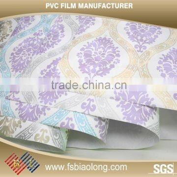 Furniture Decoration Membrane Press Foil PVC Soft Film Adhesive Plastic Sheet Pvc Rigid Film 0.5Mm Thick