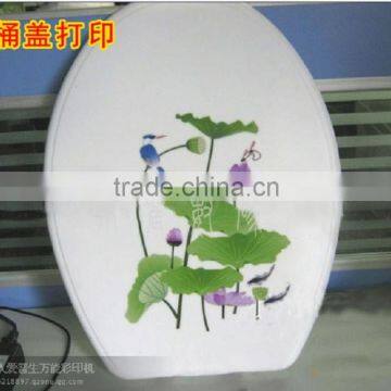 Digital glass ceramic acrylic printing machine digital toilet seat cover flatbed printing machine/uv flatbed printer