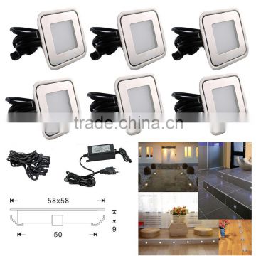 Square Outdoor LED Inground Lights Color Changing(SC-6*B102C-SET)