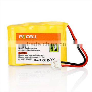 Cordless Phone Use PK-0105 2/3AAA NI-CD 3.6V Rechargeable Battery Pack
