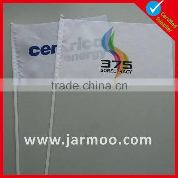 Factory directly selling printed PVC hand with flag