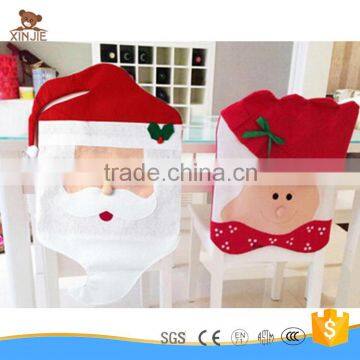 Mr and Mrs santa claus christmas chair covers