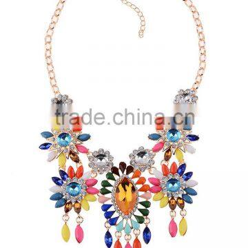 Wholesale China YIWU Zinc Alloy Fashion Metal Link Chains Eyes Shapes Women Luxury Wedding Gold Necklace Jewelry photo-2