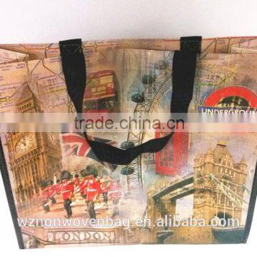 non woven laminated handle shopping bag