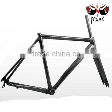 High performance carbon road bicycle parts/ frame with fork