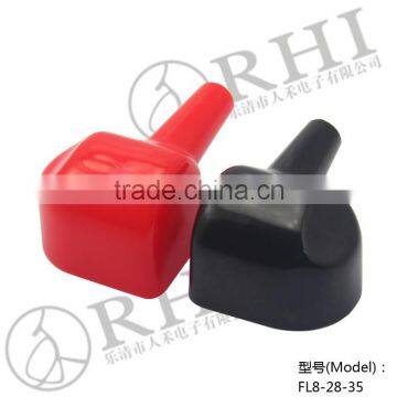 Plastic cable insulated cover soft pvc plastic battery terminal cover