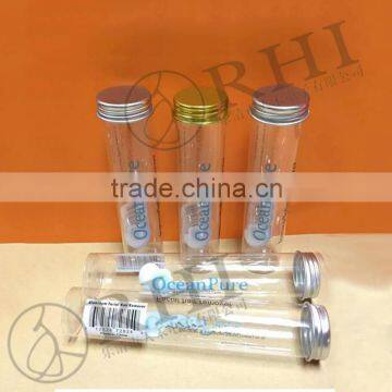 PVC/PET/PETG packing tube with aluminum screw end caps                        
                                                Quality Choice