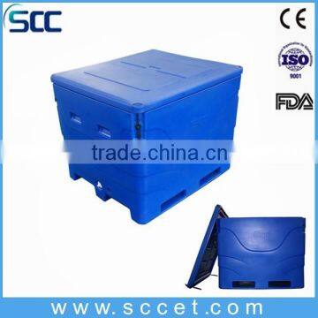 1000L big blue Plastic Fish Cooler Container