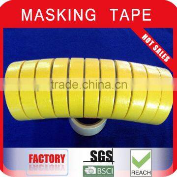 Yellow color masking tape for decoration