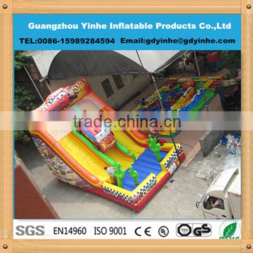 2014 best sale inflatable car slide from China