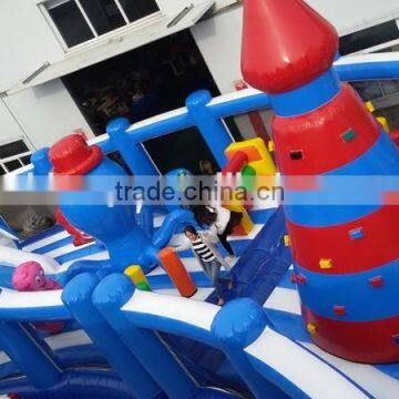 Irregular Outdoor Sea World Play Inflatable Rush Run Ostacle Course photo-5