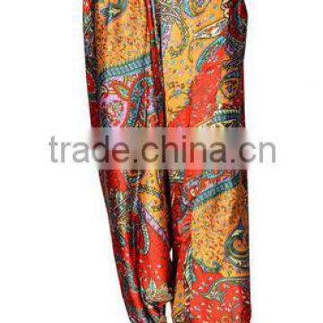 exclusive printed silk & soft harem pants for lady