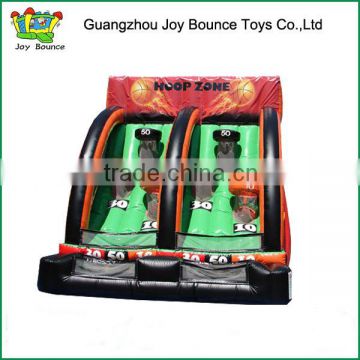 2015 new design giant inflatable basketball hoop game for kids and adults