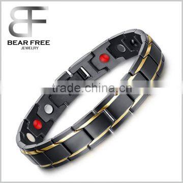 Stainless Steel Quantum Energy Bracelet, pain treatment ion balance bracelet