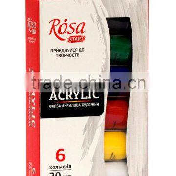 Acrylic paint set 6x20 ml