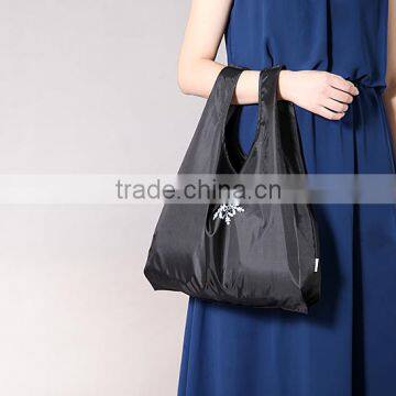 Foldable wholesale tote vest bag nylon bag