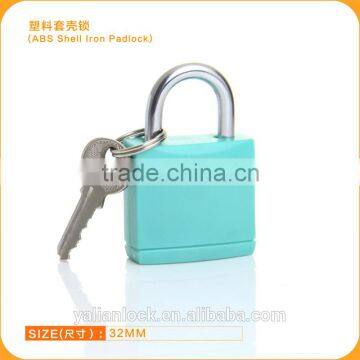 Yalian Brand Cheap Green Color ABS Shell Iron Padlock