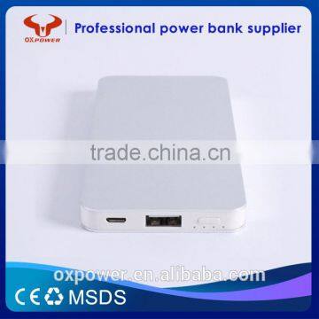 2016 Professional Factory Hot Sell High Capacity Fast Charging Portable Power Bank 8000mAh