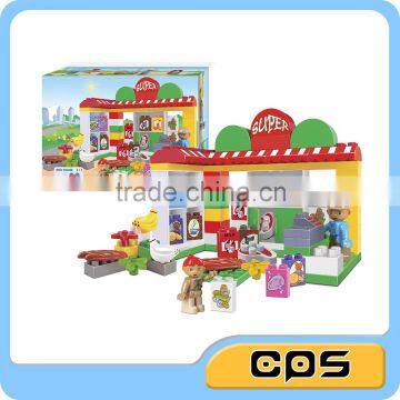 Multicolor Plastic Blocks Toys for Playing