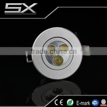 High Quality Dimmable 3W LED Downlight Ceiling Light CE RoHS Approved