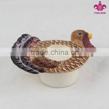 Wholesale turkey shape candle jars wholesale for harvest decoration