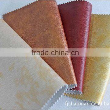 Printed pu microfiber leather for sofa