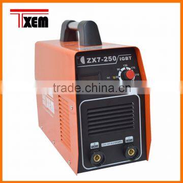 High efficiency ZX7/ARC-250 Inverter DC arc welder machine