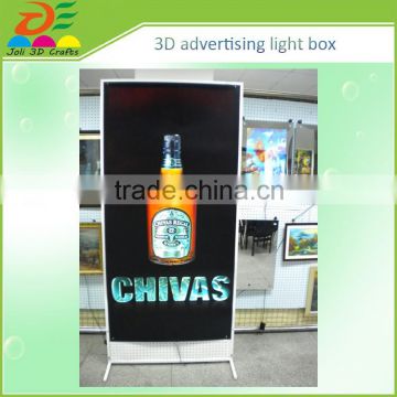 high quallity elevator Extrusion Aluminum Alloy frame 3d motion light in the box limited