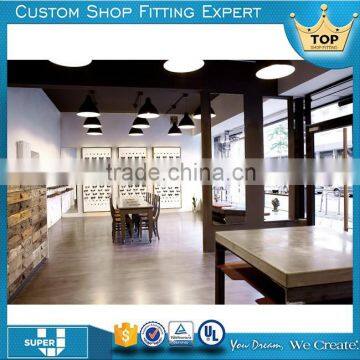 Customized fashion modern retail sunglass shop display