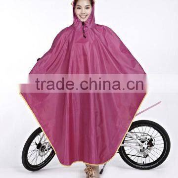 OEM factory fashion women bycicle raincoat poncho