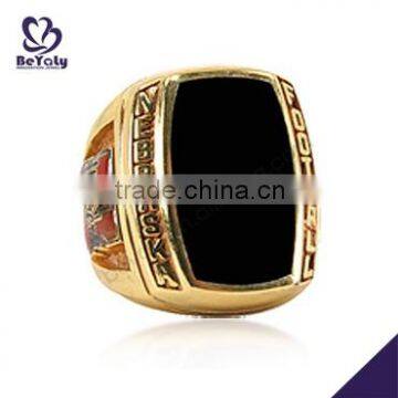 solid gold or yellow brass custom championship ring