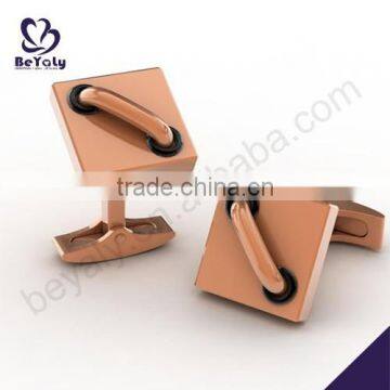 2015 new design wholesale brass cufflink manufacturer