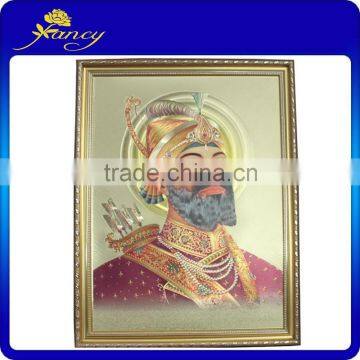 gold hindu sikh picture frame