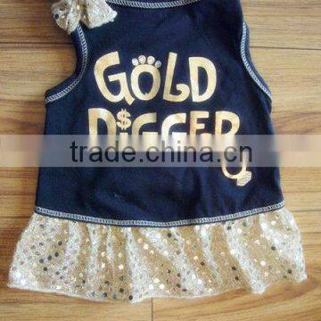 fashionable cute pet Formal dress clothes,pet skirt,different size and color for choice
