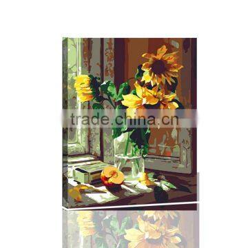 Diy Crafts Oil Painting By Numbers Flower DIY69