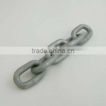 Galvanized medium link chain