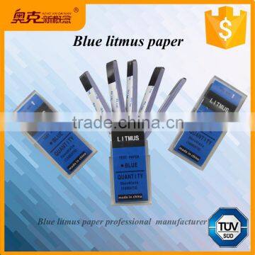 Lab testing tool strips / papers for blue litmus kits