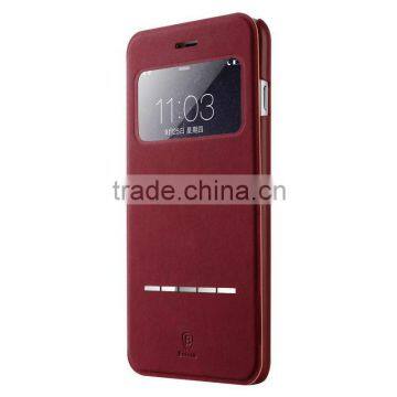 Baseus deerskin Smart Sliding Flip Leather Case for iPhone 6 Plus