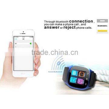 2015 Hot and New Products in China Market Smart Watch With LED Display, Romote Control, Music Player for Mobile Phone photo-4