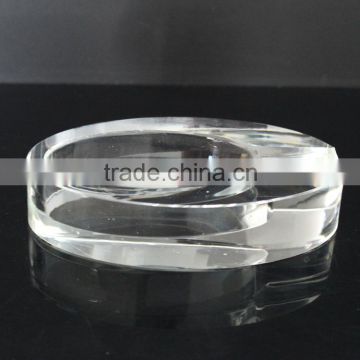 2016 small crystal office ashtray for table stationery