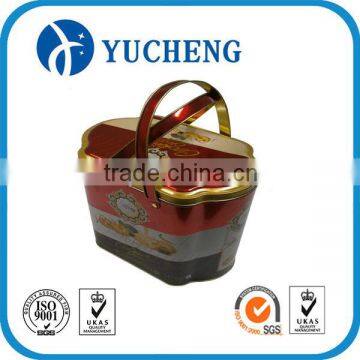 New Style Irregularity Metal Tin Can Packaging With Handle photo-2