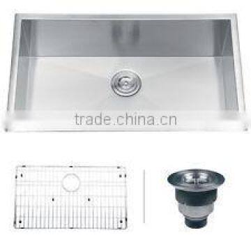 16 gauge Steel Single Bowl 32 inch Undermount Kitchen Sink (Stainless Steel)