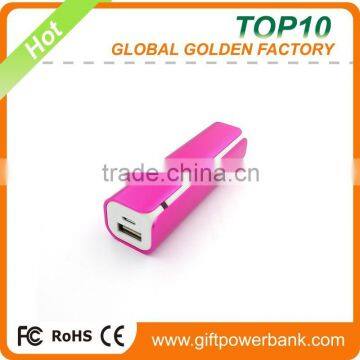 MINI Power Bank Factory Price,2600mAh Beautiful Aluminium Mobile Power photo-3