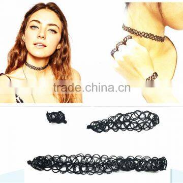 Ebay Seller Latest in Stock Popular Stretch Hot Tattoo Choker Necklace Quality Choice photo-4
