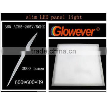 2016 new recommend IC driver led AC85V-265V factory supply Acrylic Ultra-thin led light 36W LED PANEL LIGHT sinolink