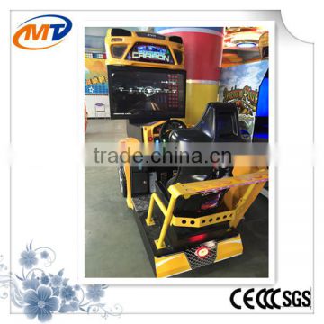 Coin operated car racing game machine/ racing car simulator with arcade games/ car racing amusement game machine with CE